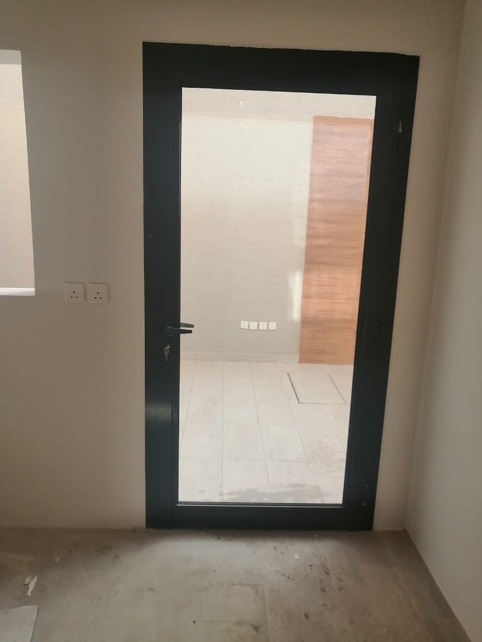 باب ألمنيوم زجاج